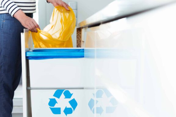 modern-kitchen-with-recycling-bin-P45TUKT