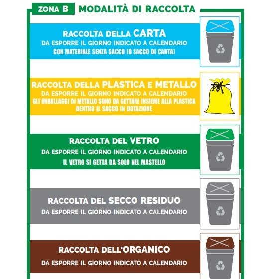 colori della raccolta
