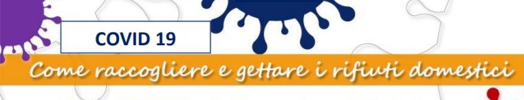 Gestione rifiuti domestici Covid: le linee da seguire