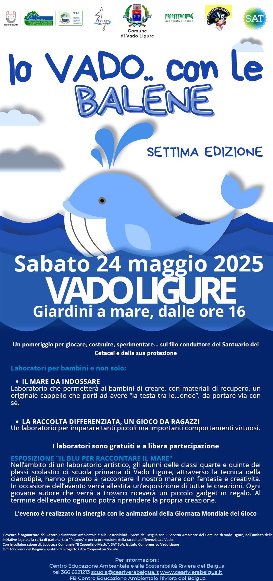 Mare, ambiente, giochi e divertimento a Vado Ligure