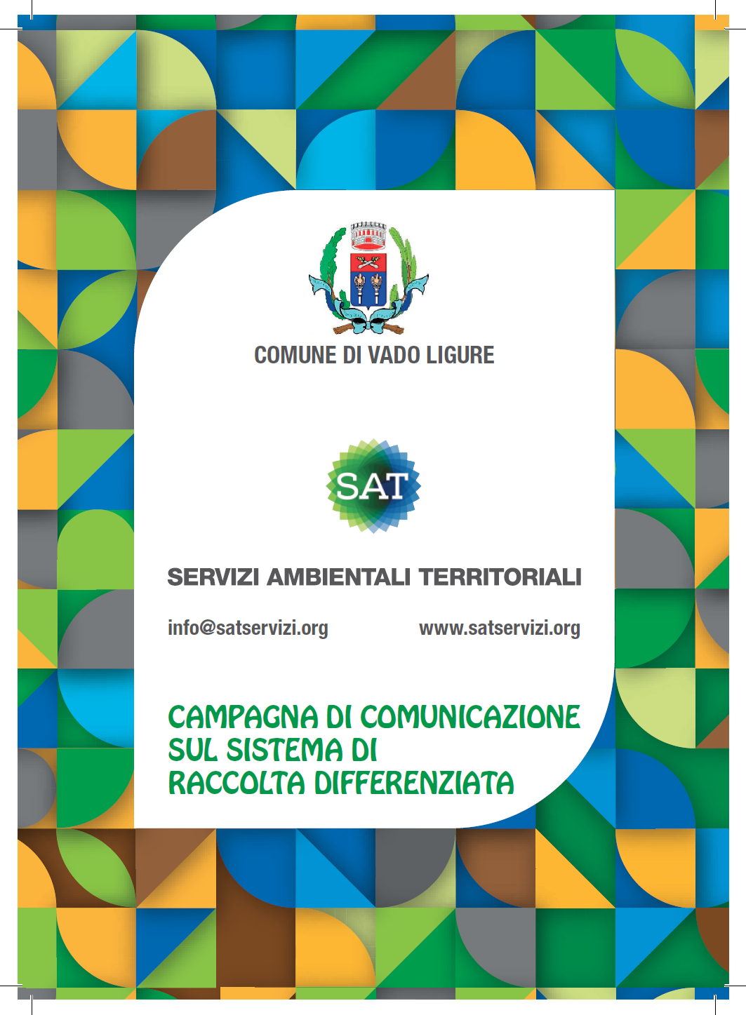 Opuscolo per la raccolta differenziata a Vado Ligure. Segui con attenzione tutte le indicazioni!