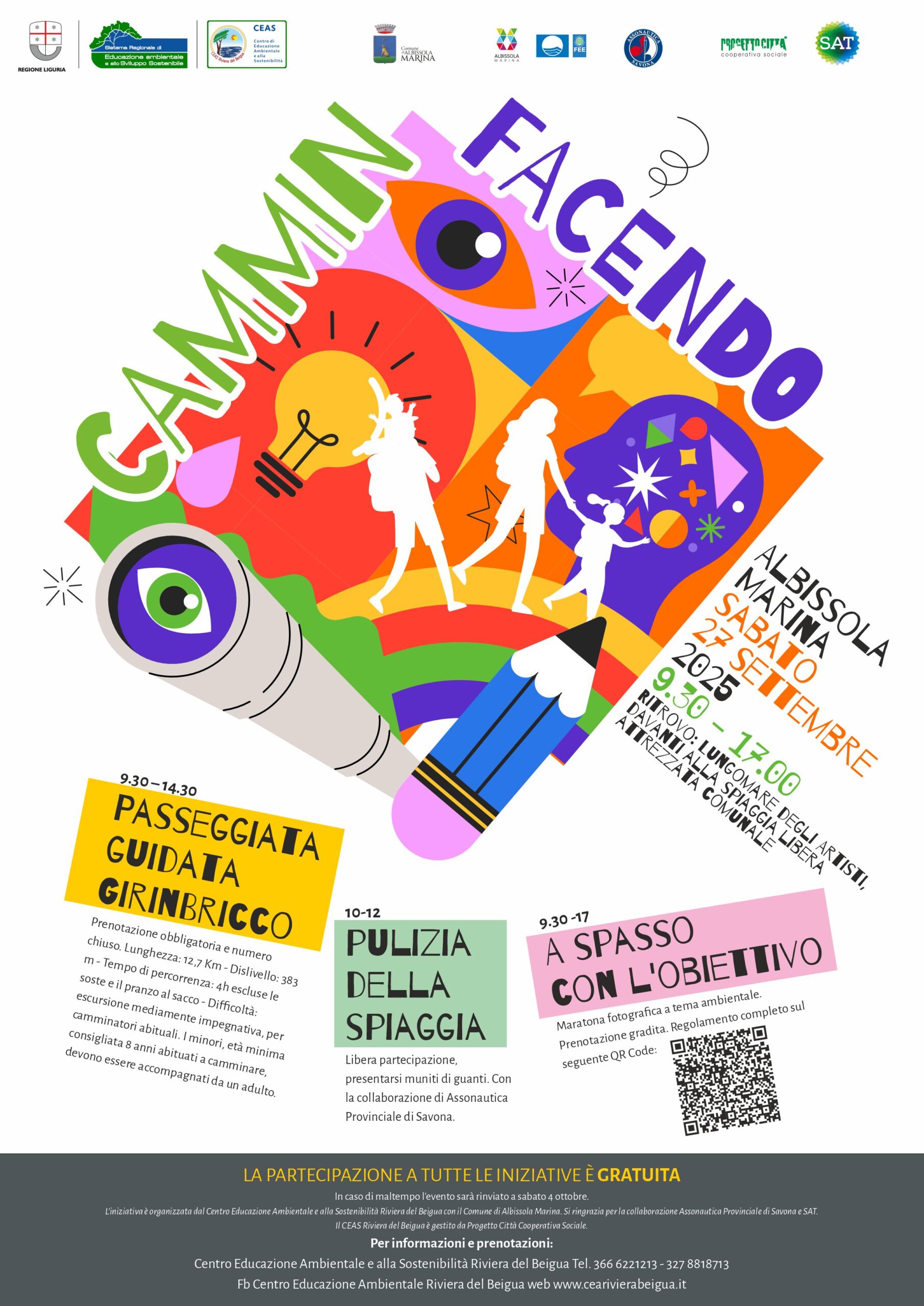 “Cammin facendo”, Albissola Marina sabato 27 settembre giornata per l’Ambiente aperta a tutti