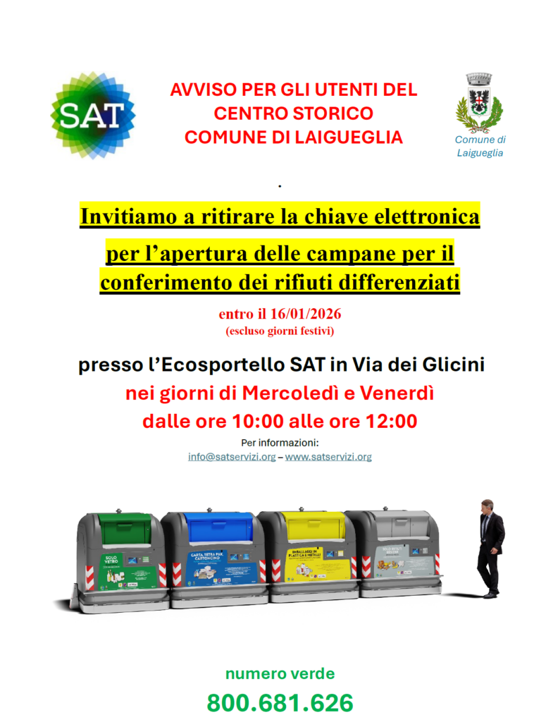 Laigueglia isole ecologiche